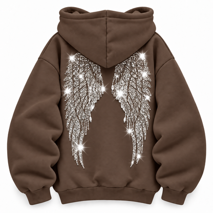 Wingz Hood™ | Bluza z cekinowymi skrzydłami