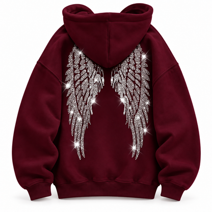 Wingz Hood™ | Bluza z cekinowymi skrzydłami
