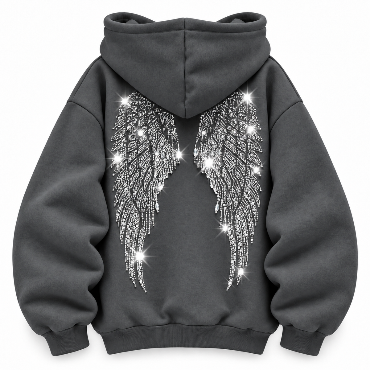 Wingz Hood™ | Bluza z cekinowymi skrzydłami
