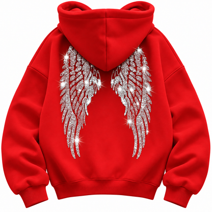 Wingz Hood™ | Bluza z cekinowymi skrzydłami