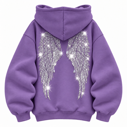 Wingz Hood™ | Bluza z cekinowymi skrzydłami