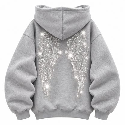 Wingz Hood™ | Bluza z cekinowymi skrzydłami