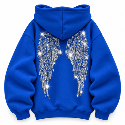 Wingz Hood™ | Bluza z cekinowymi skrzydłami
