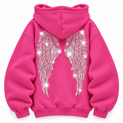 Wingz Hood™ | Bluza z cekinowymi skrzydłami