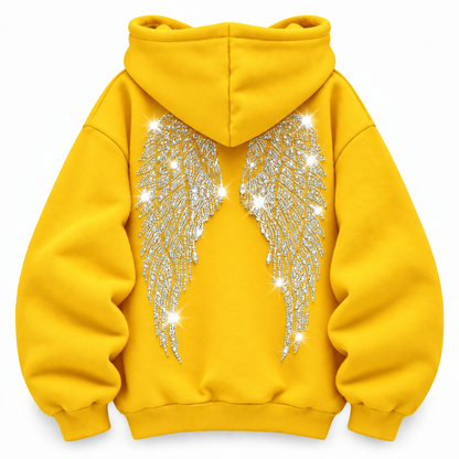 Wingz Hood™ | Bluza z cekinowymi skrzydłami